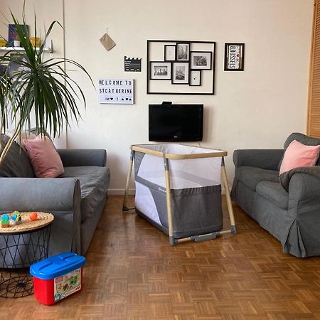 St Catherine - Sweet Home - Bxl - Studio Apartment With City View Brussel Bagian luar foto