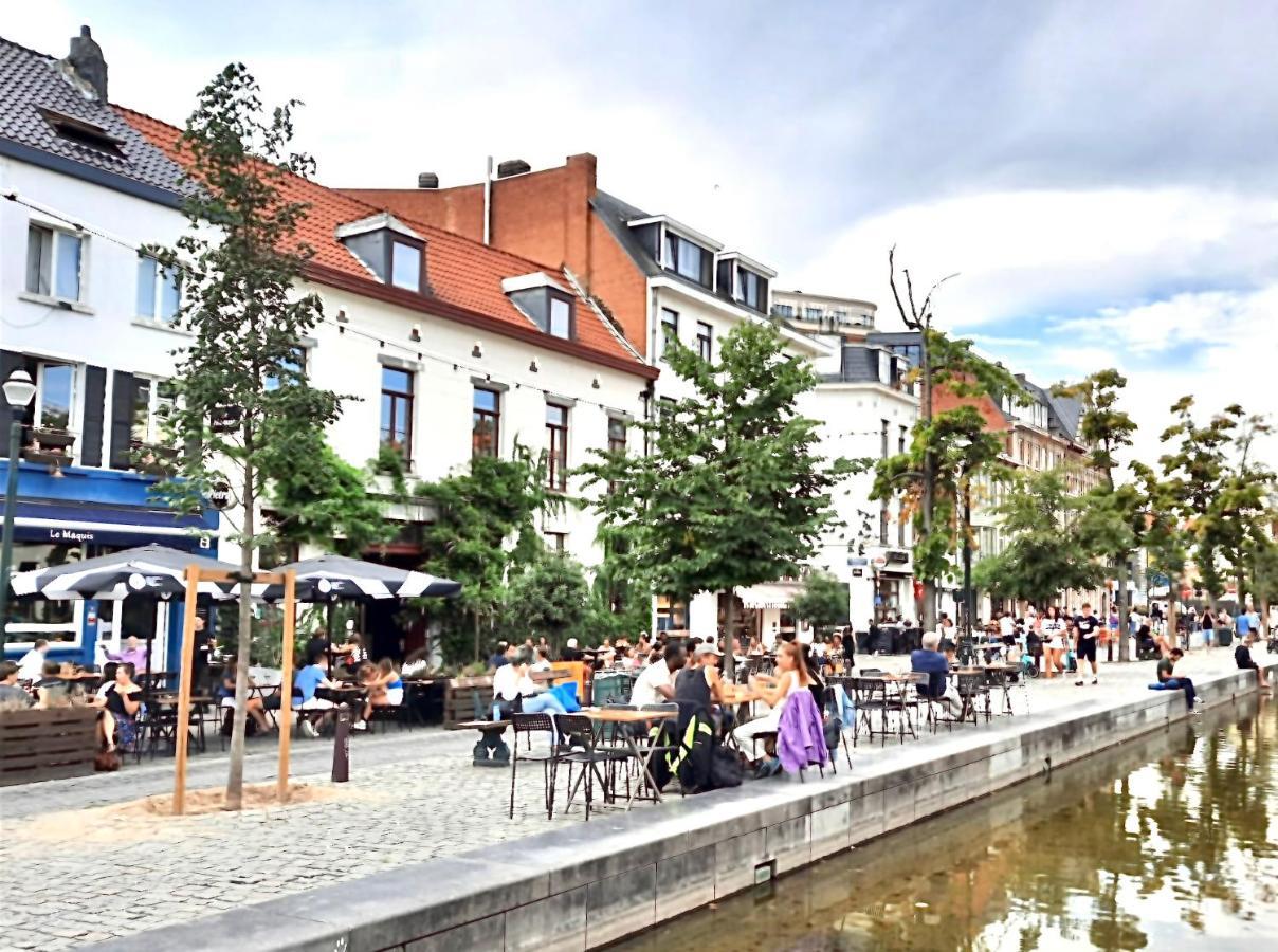 St Catherine - Sweet Home - Bxl - Studio Apartment With City View Brussel Bagian luar foto