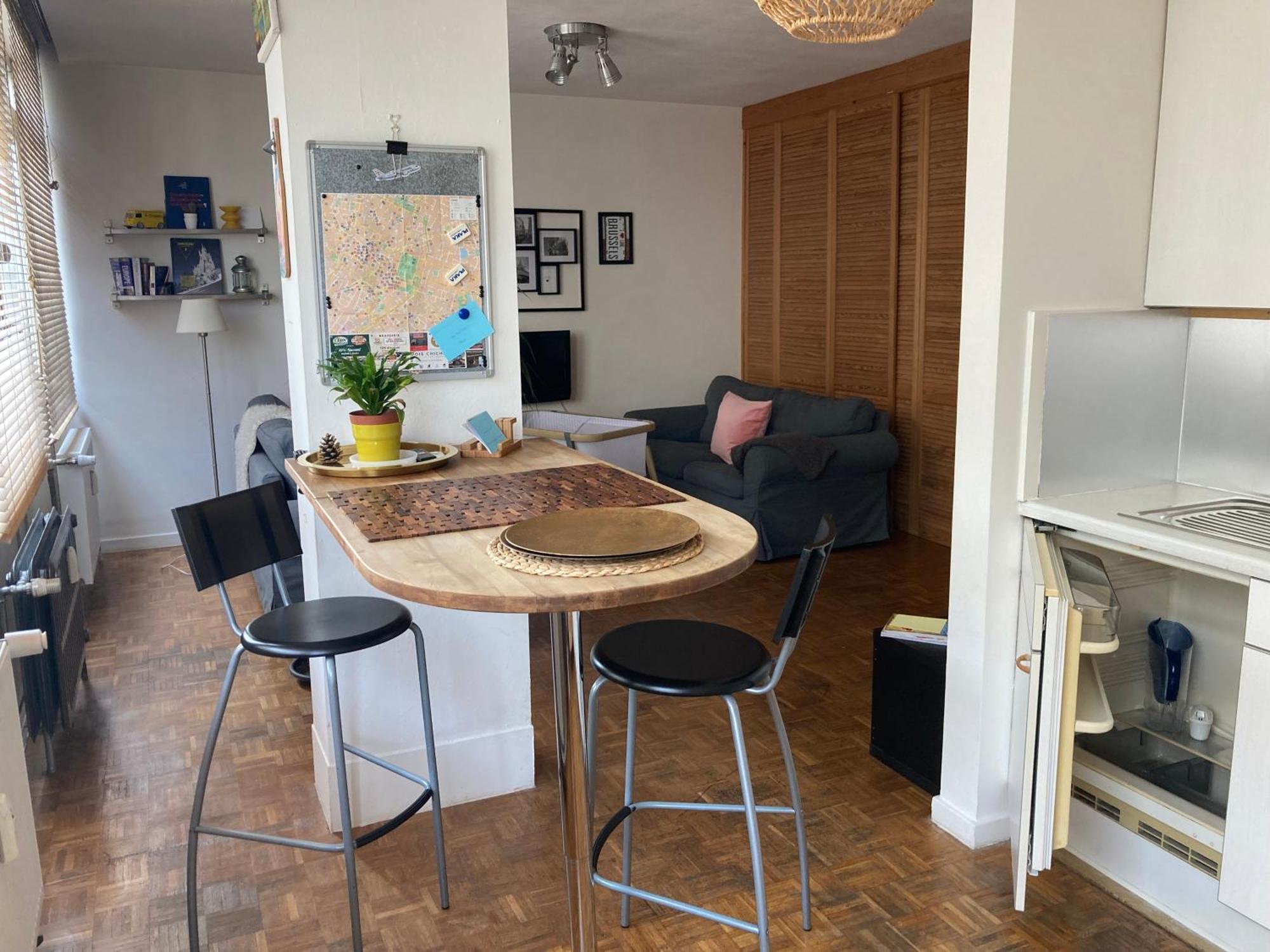 St Catherine - Sweet Home - Bxl - Studio Apartment With City View Brussel Bagian luar foto